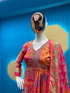 LG 1850 Chinon Printed Palazzo Readymade Suits Wholesale Price In Surat